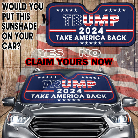 Take The Country Back - Car Sunshade