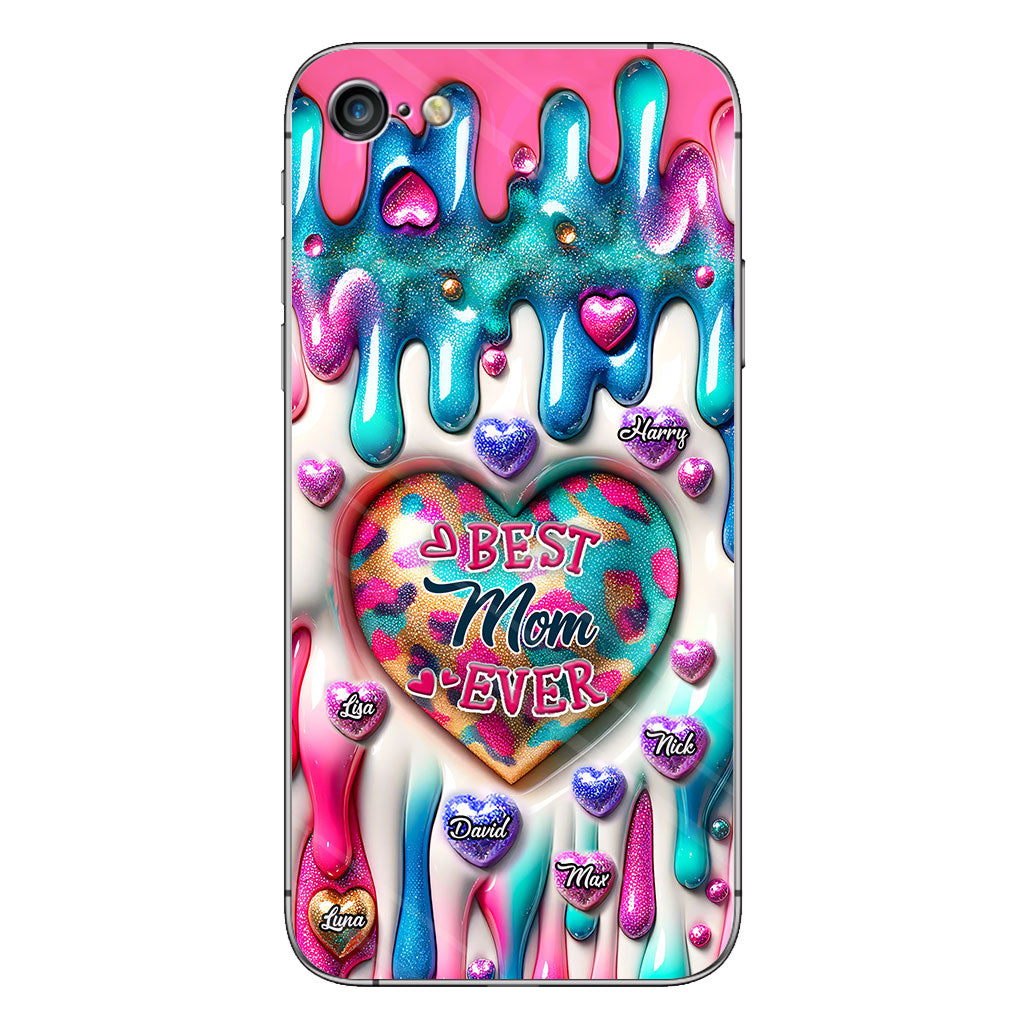 Best Mom Grandma Ever - Personalized Mother Clear Phone Case