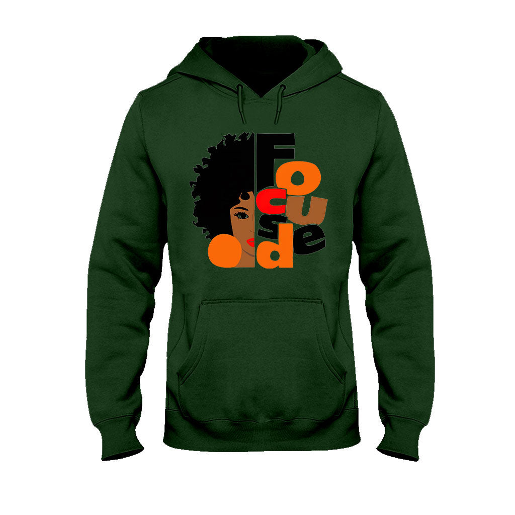 Focused – T-Shirt und Hoodie für Afroamerikaner