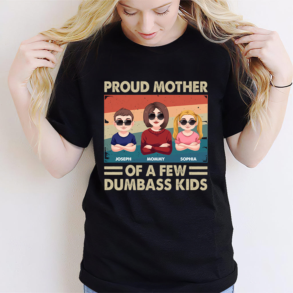 Proud Mother Of A Few Kids - Personalized Mother T-shirt And Hoodie