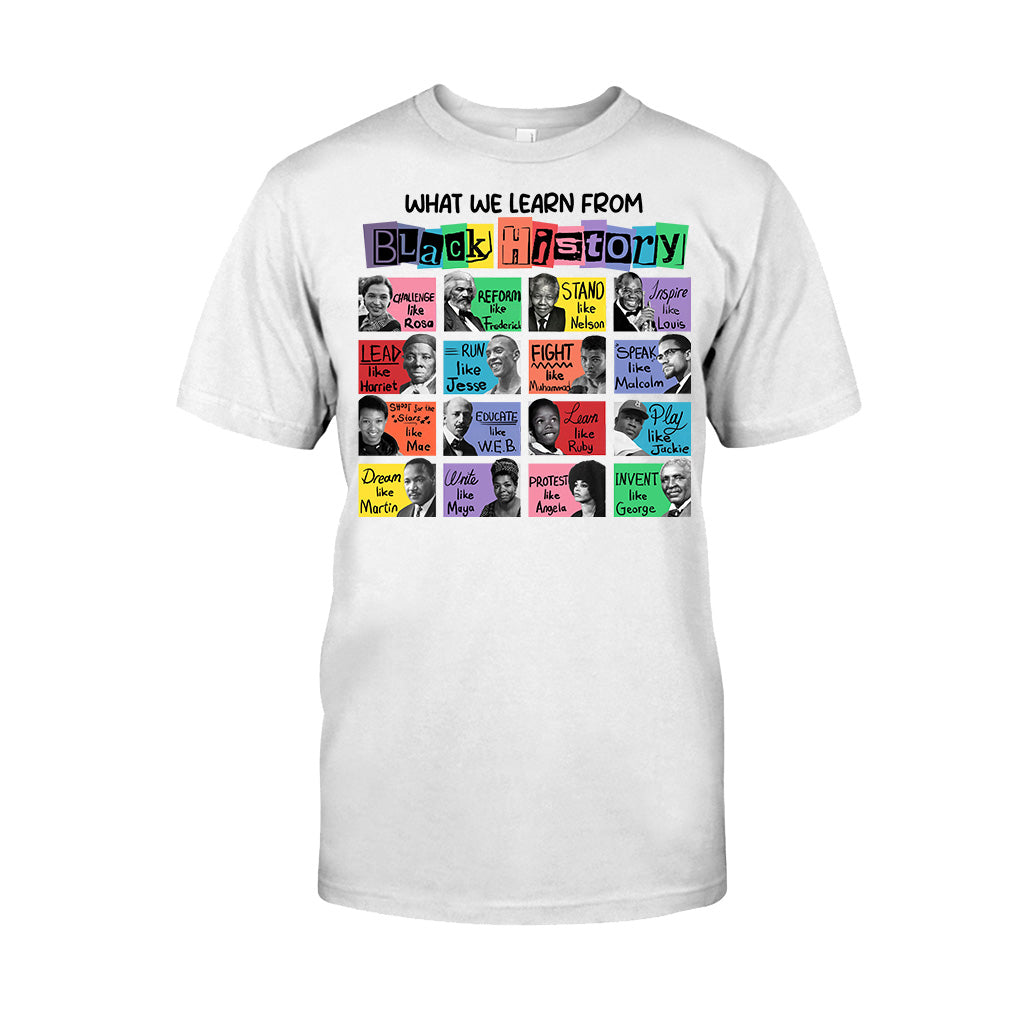 Was wir aus der Geschichte der Schwarzen lernen – T-Shirt und Hoodie für Afroamerikaner