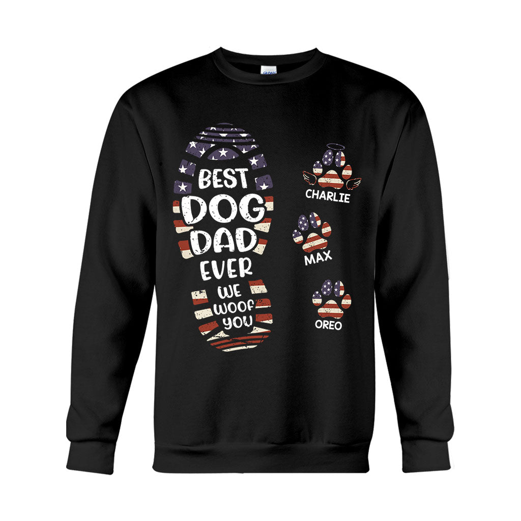 Happy Father's Day To The Best Dog/Cat Dad - Personalized Father T-shirt And Hoodie