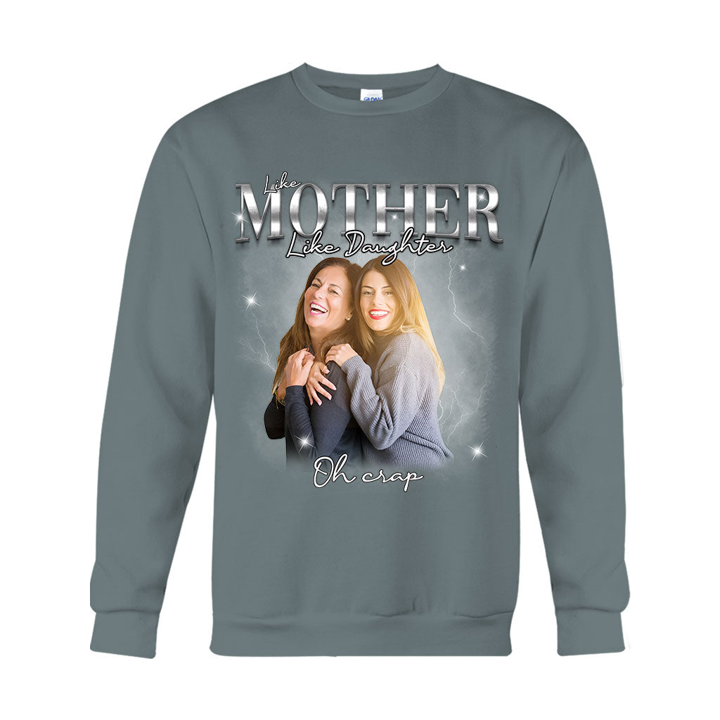 Like Mother Father Like Son Daughter Oh - Personalized Mother T-shirt And Hoodie