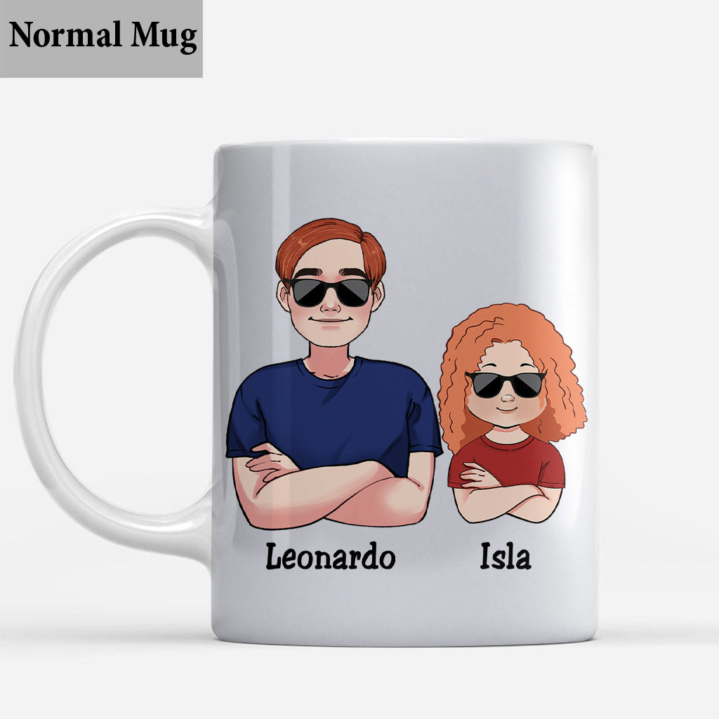 Como Padre Como Hija Oh Mierda - Personalized Father Mug