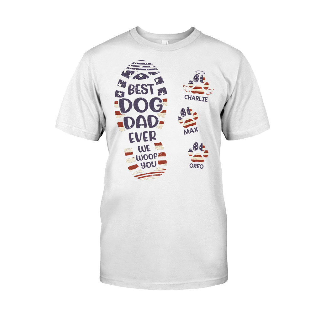 Happy Father's Day To The Best Dog/Cat Dad - Personalized Father T-shirt And Hoodie