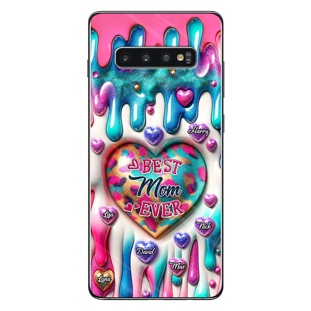 Best Mom Grandma Ever - Personalized Mother Clear Phone Case