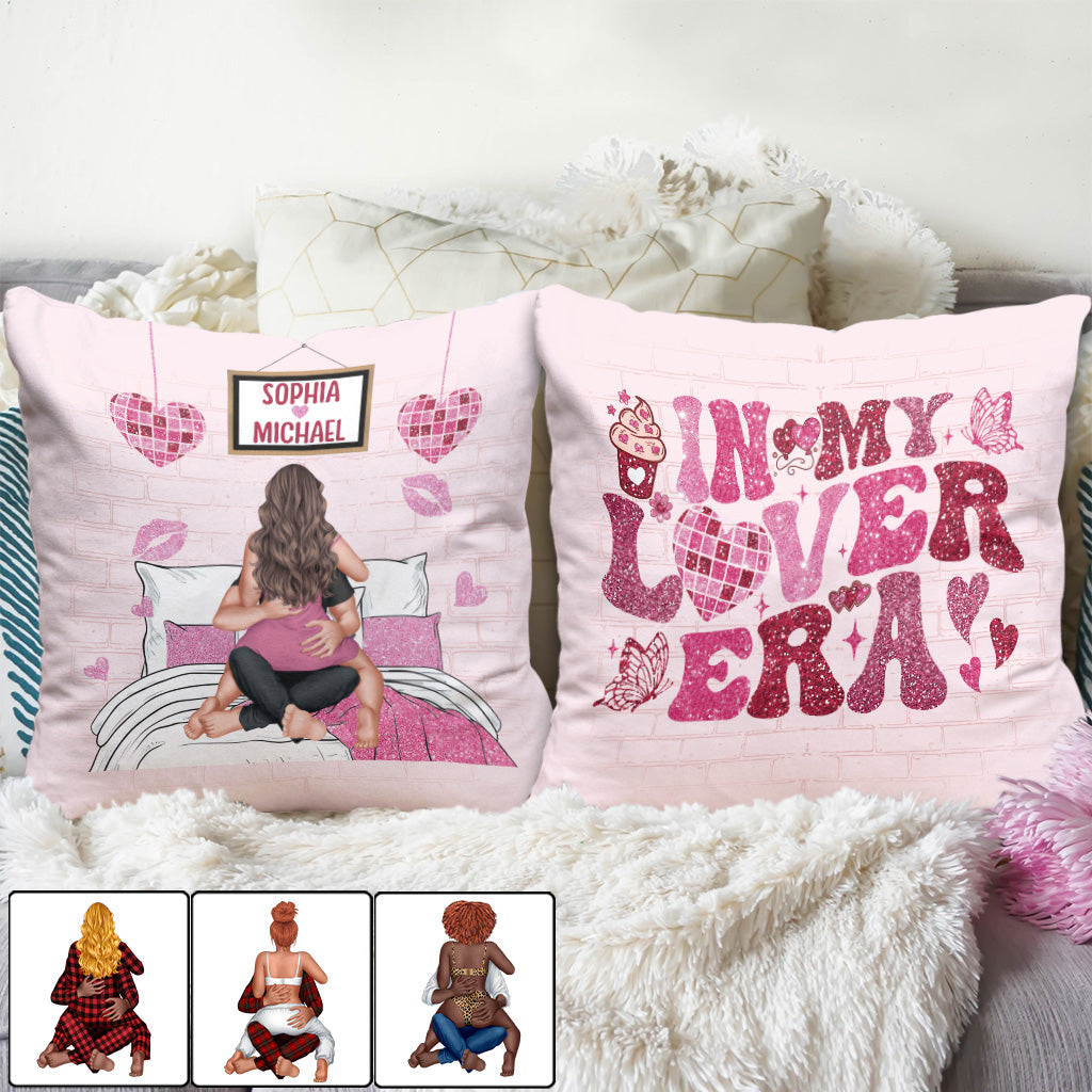 In My Lover Era - Personalized Couple Throw Pillow