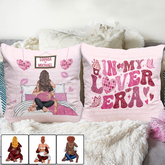 In My Lover Era - Personalized Couple Throw Pillow