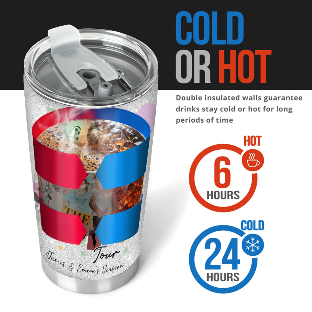 The Love Tour Our Version - Personalized Couple Tumbler