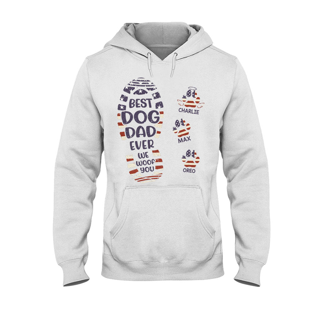 Happy Father's Day To The Best Dog/Cat Dad - Personalized Father T-shirt And Hoodie