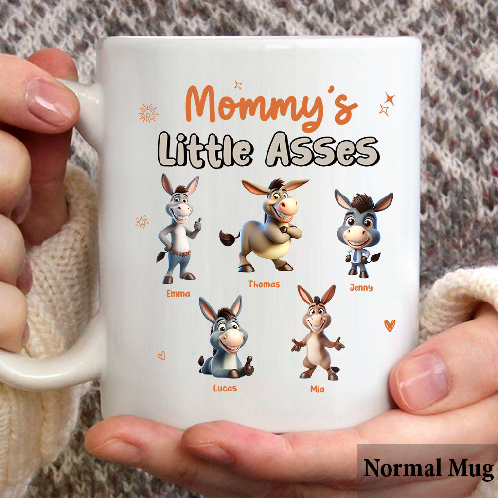 Mom's Grandma's Any Title Little Cuties - Personalized Mother Mug