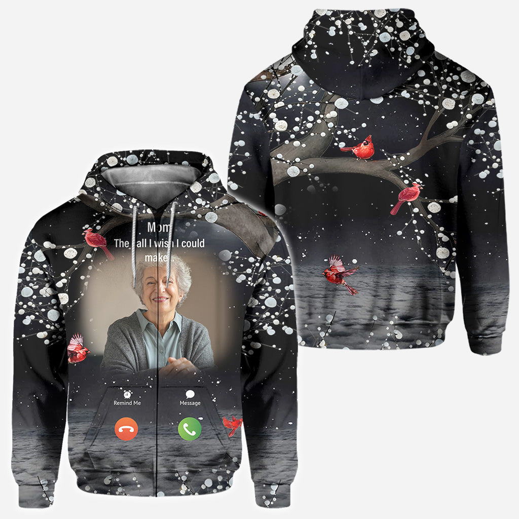 Any Title The Call I wish I Could Make - Personalized Memorial All Over Shirt