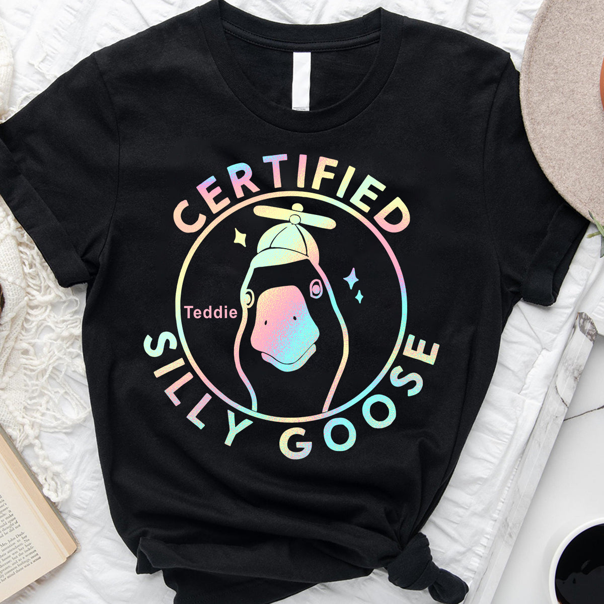 Oie Certifiée Bête - T-shirt et sweat à capuche sarcastiques personnalisés