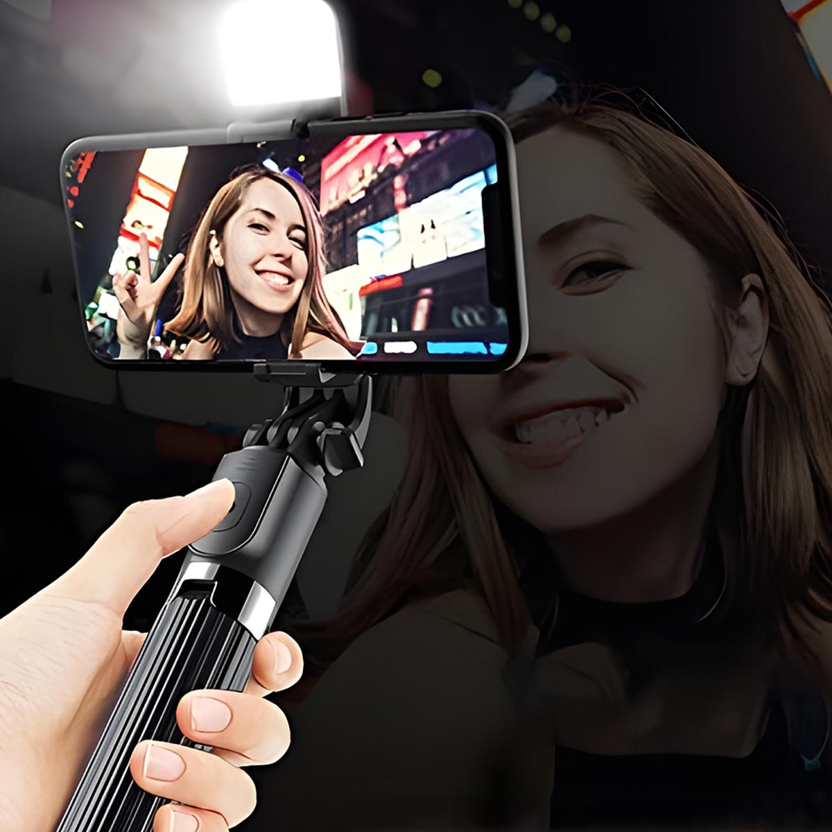 Selfie-Stick mit Stativ - Selfie-Stick mit Stativ