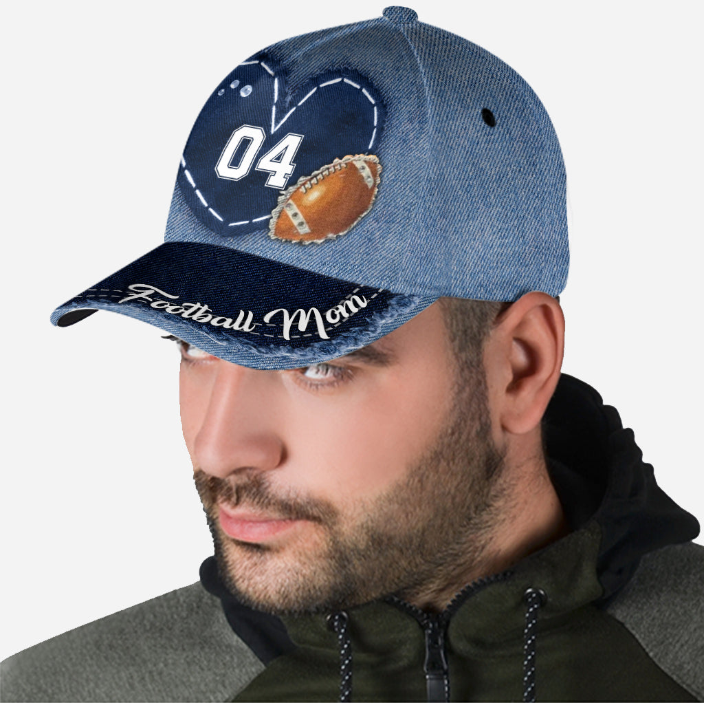 Football Mom - Personalized Football Classic Cap