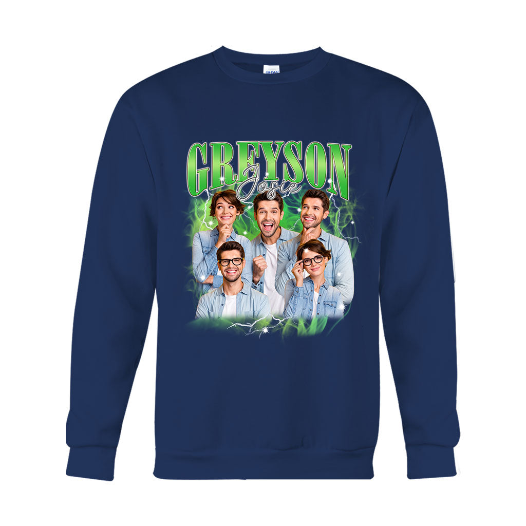 Custom Text And Photos - gift for anyone - Personalized T-shirt And Hoodie