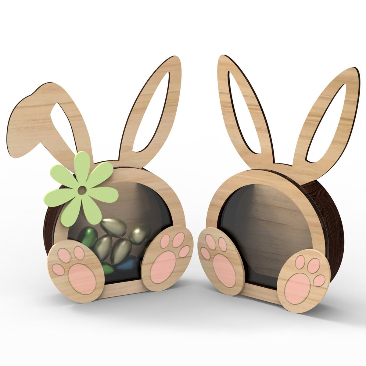 Boîte de Pâques personnalisée pour œufs en chocolat - Boîte de Pâques personnalisée pour œufs en chocolat