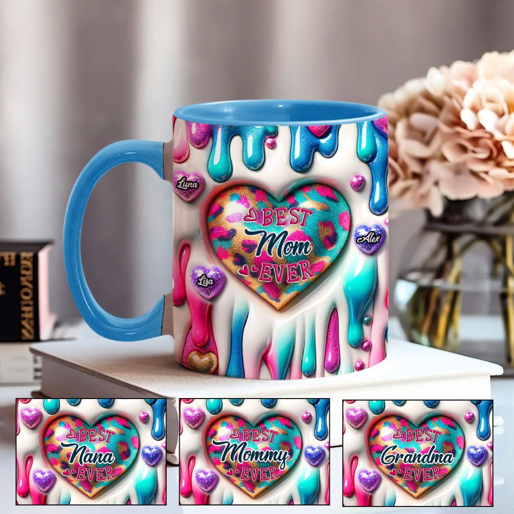 Best Mom Grandma Ever - Personalized Mother Accent Mug