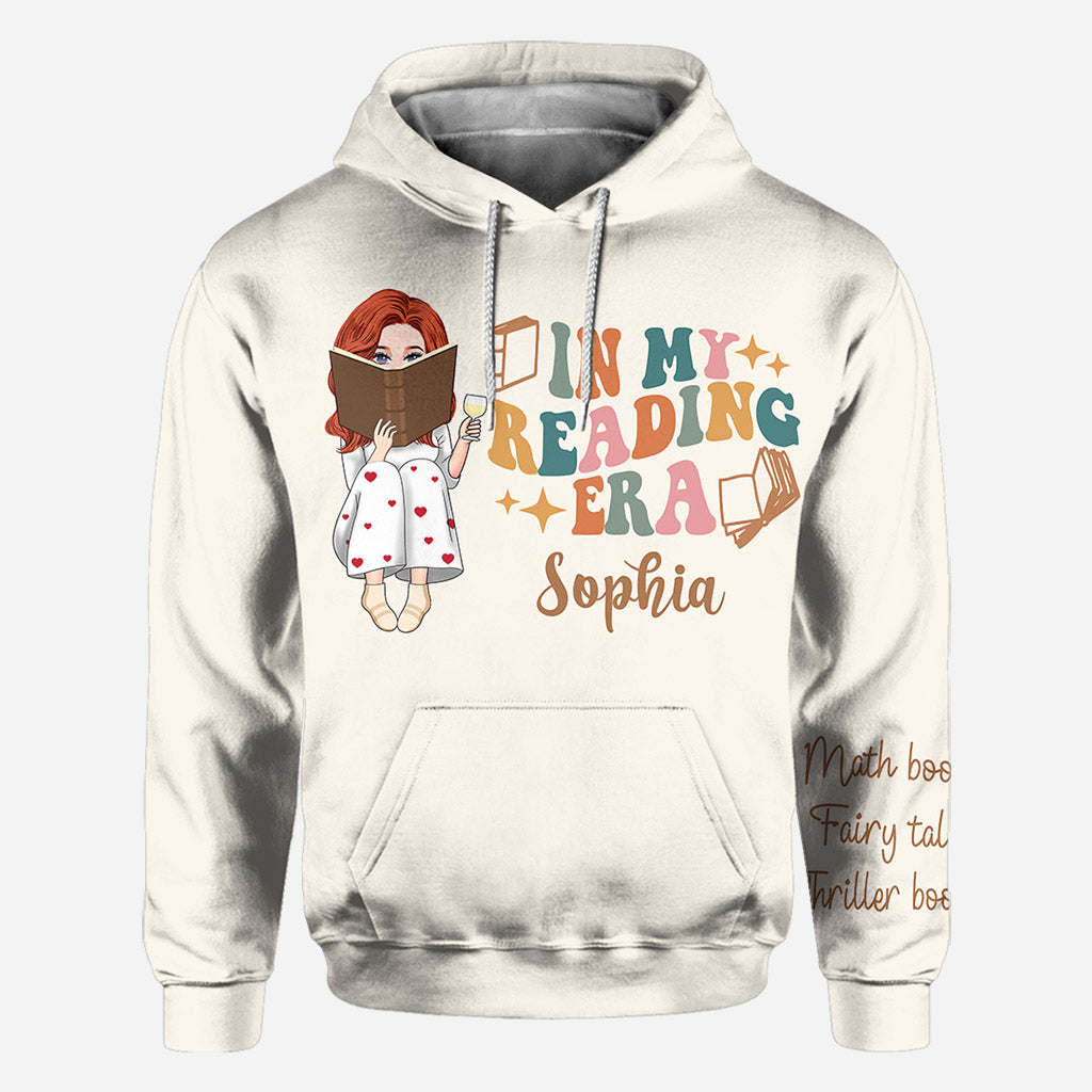 In My Reading Era - Personalized Book All Over Shirt
