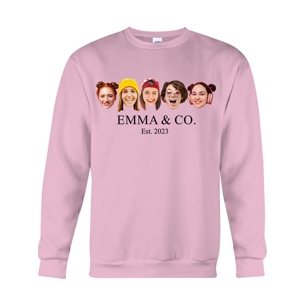 Besties & Co. Face Custom – Personalisiertes Bestie-T-Shirt und Hoodie