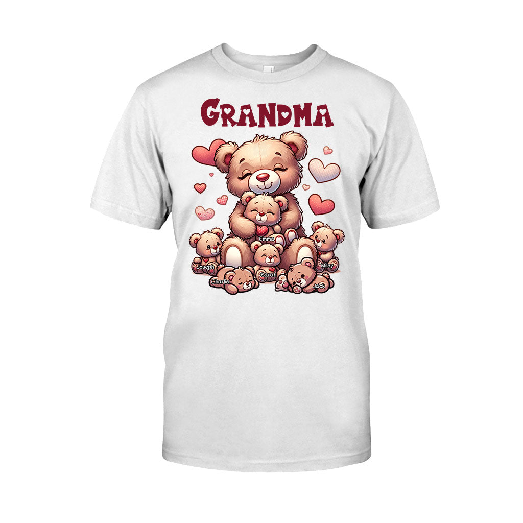 Grandma Bear - Personalized Grandma T-shirt And Hoodie