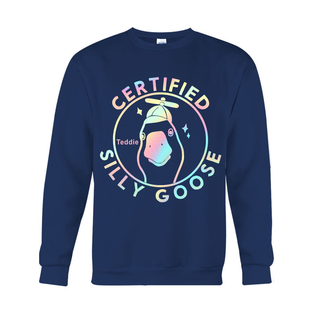 Oie Certifiée Bête - T-shirt et sweat à capuche sarcastiques personnalisés