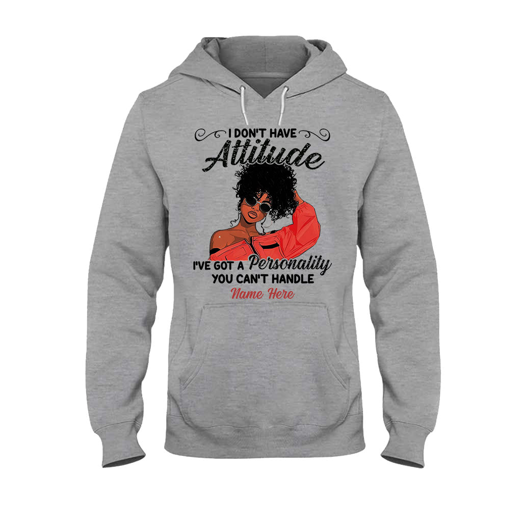 Ich habe keine Attitüde – Personalisiertes T-Shirt und Hoodie für Afroamerikaner