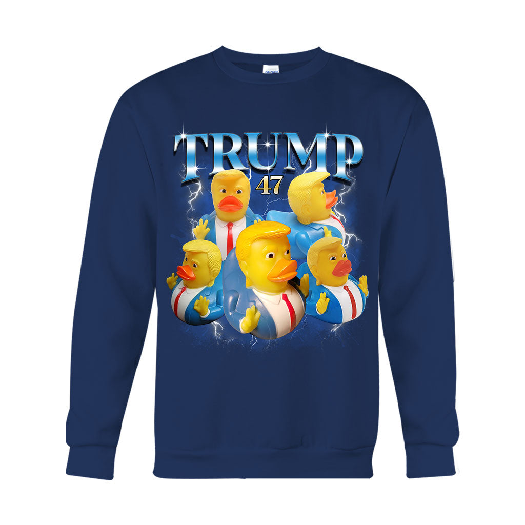 T-shirt et sweat à capuche « Canard rigolo »