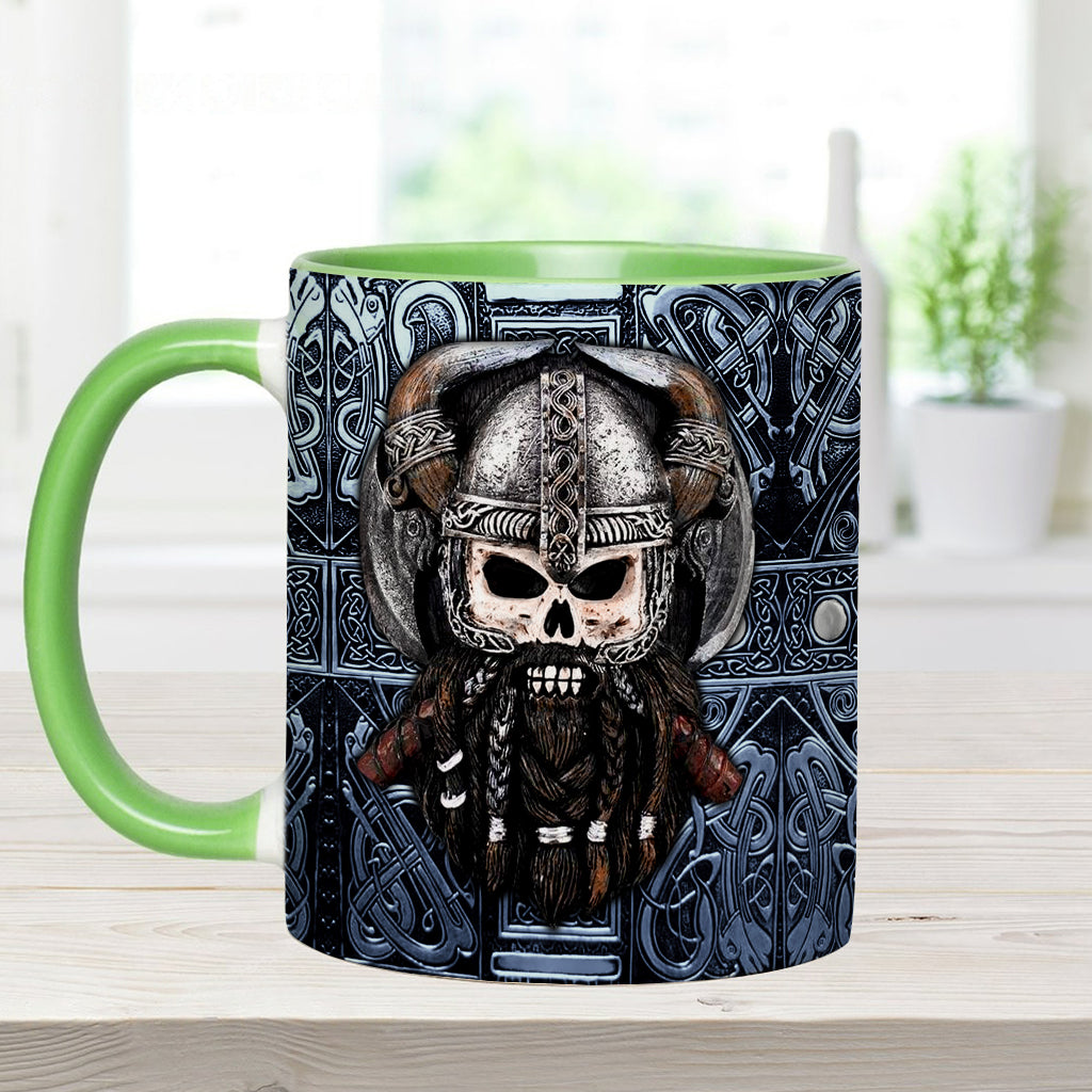 Stolzer Wikinger-Papa/Großvater – Personalisierte Tasse mit Wikinger-Akzent