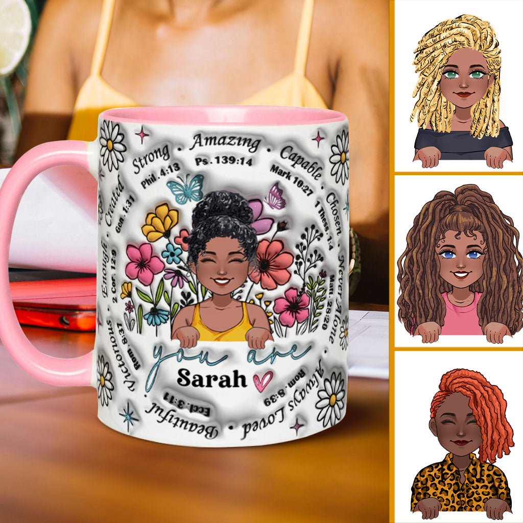God Says You Are - Personalized African American Accent Mug