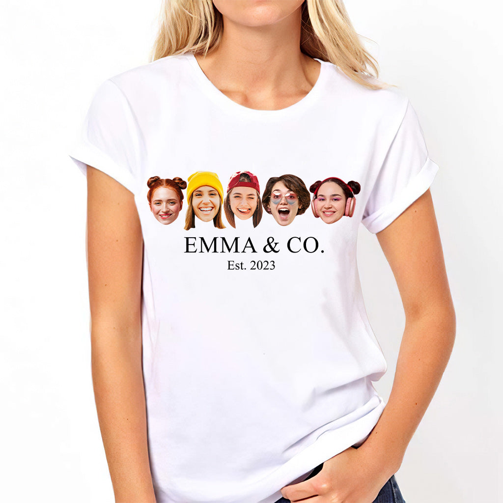Besties & Co. Face Custom – Personalisiertes Bestie-T-Shirt und Hoodie