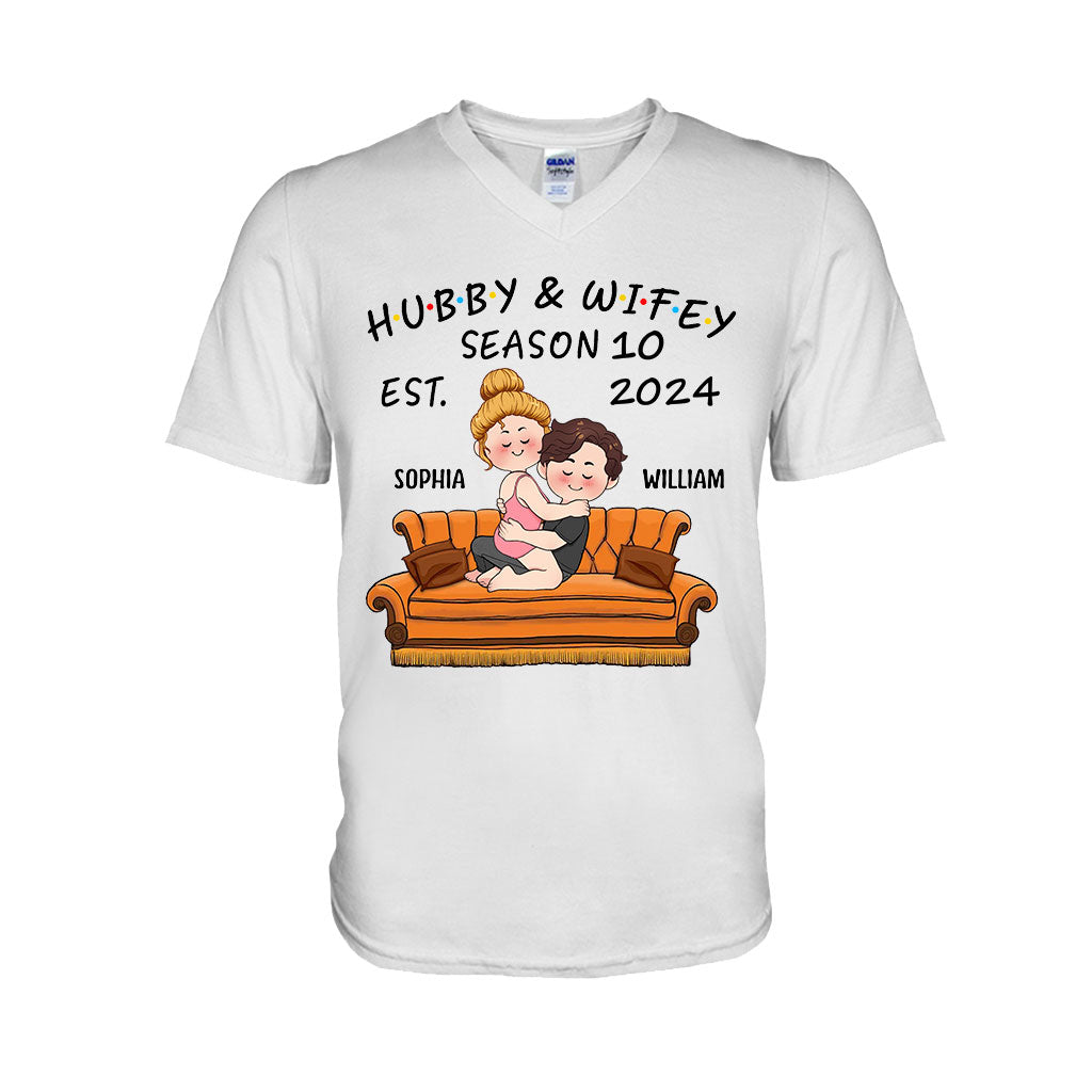 Hubby & Wifey - Personalized Husband And Wife T-shirt And Hoodie