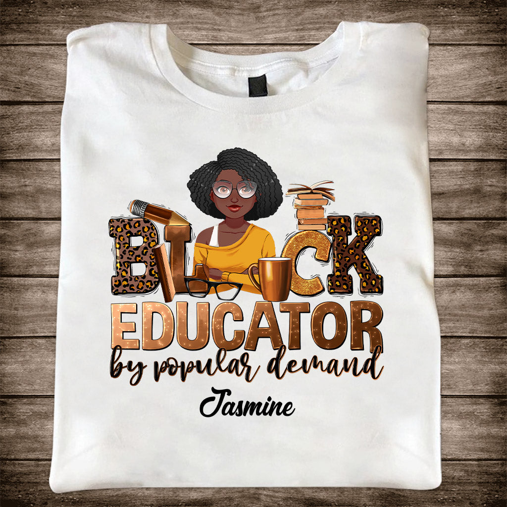 Éducateur noir - T-shirt et sweat à capuche afro-américains personnalisés
