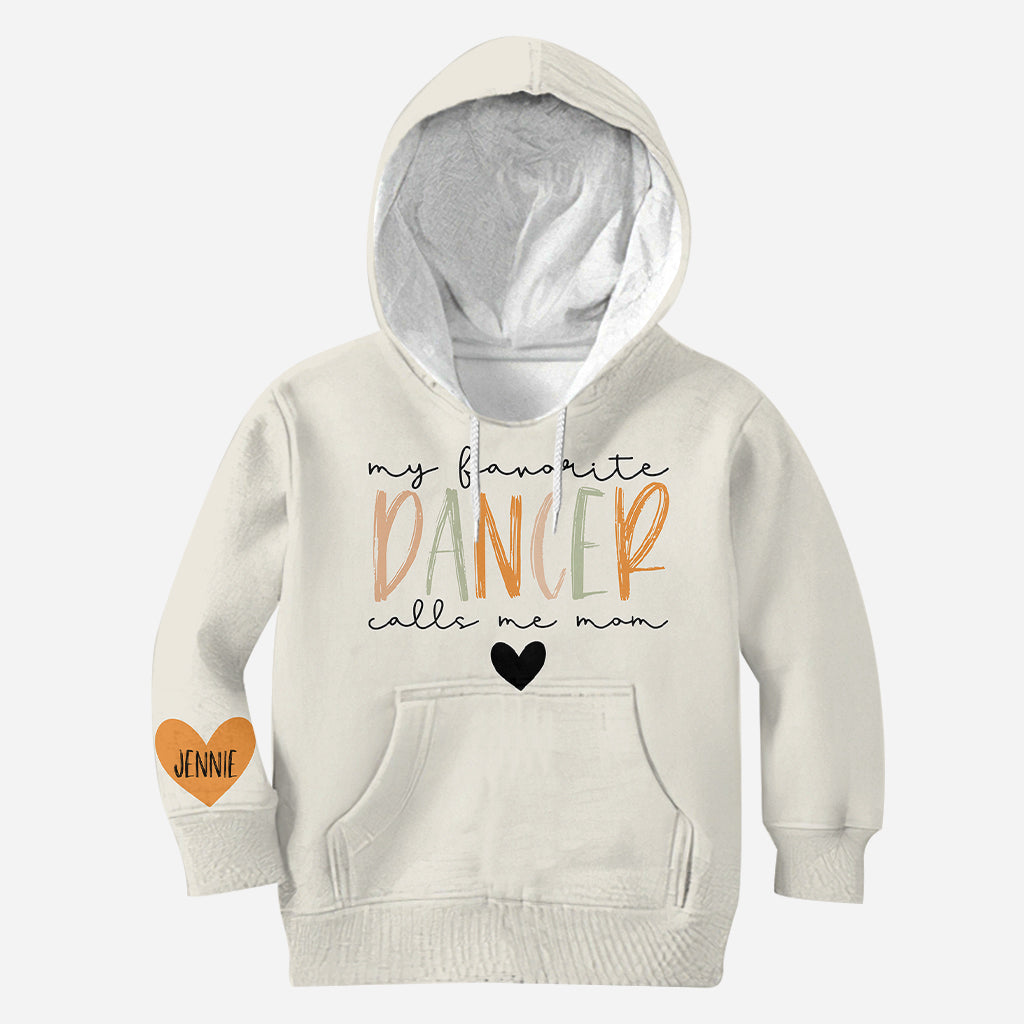 Ma danseuse préférée m'appelle maman, quel que soit son surnom - T-shirt personnalisé style ballet