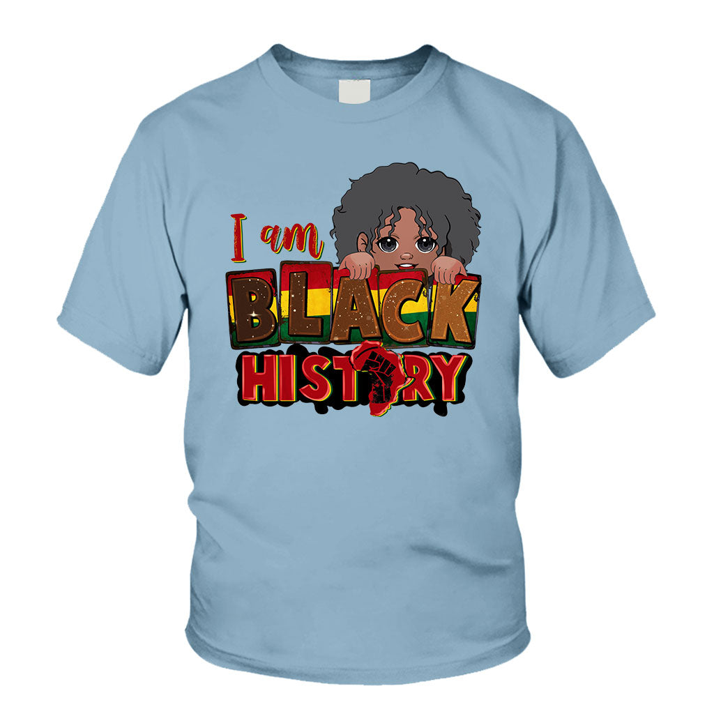 I Am Black History - Personalized African American T-shirt And Hoodie