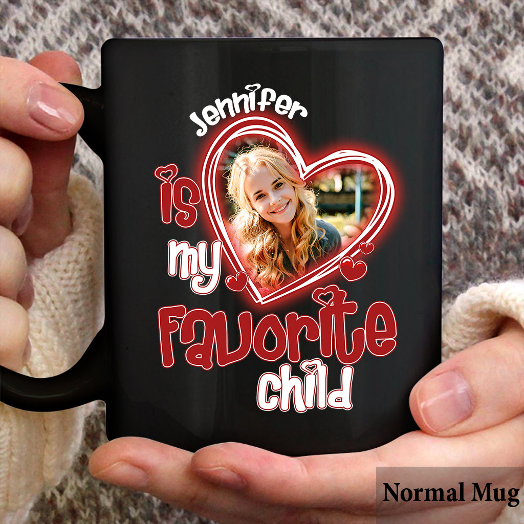 Mom's Favorite Child - Personalized Mother Mug