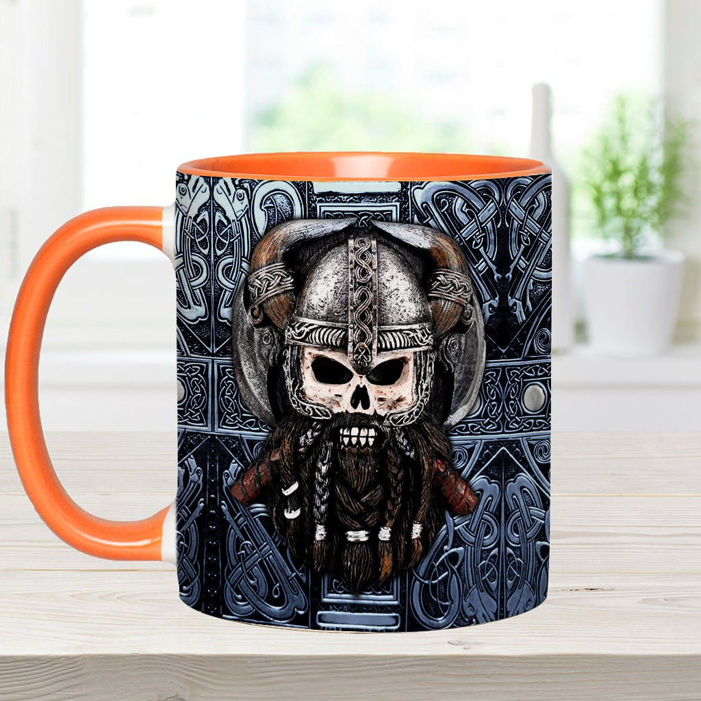 Stolzer Wikinger-Papa/Großvater – Personalisierte Tasse mit Wikinger-Akzent