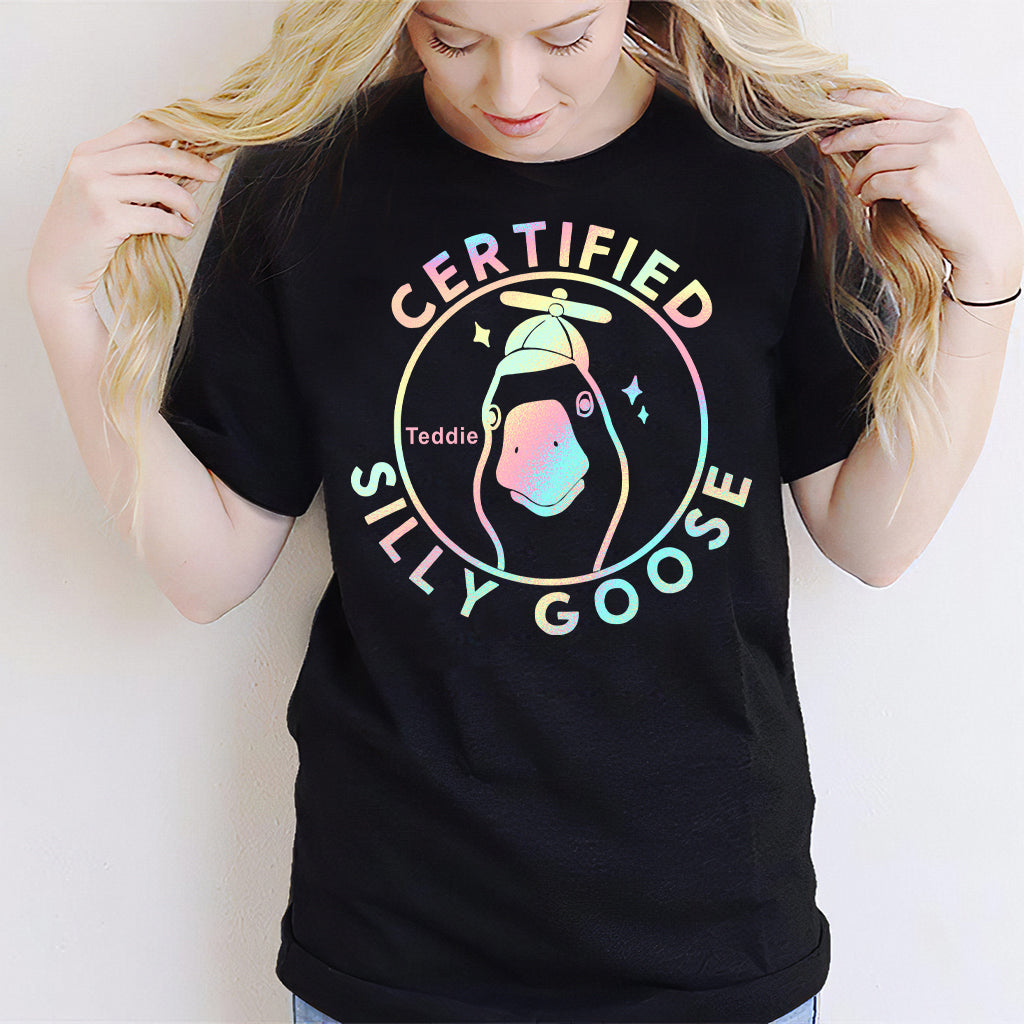 Oie Certifiée Bête - T-shirt et sweat à capuche sarcastiques personnalisés