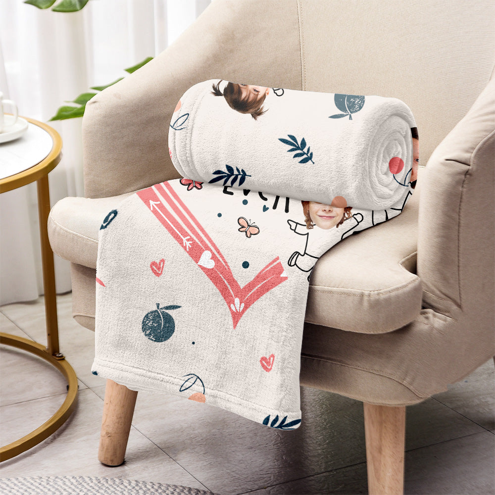 Best Nana Mom Ever Photo Custom - Personalized Grandma Blanket