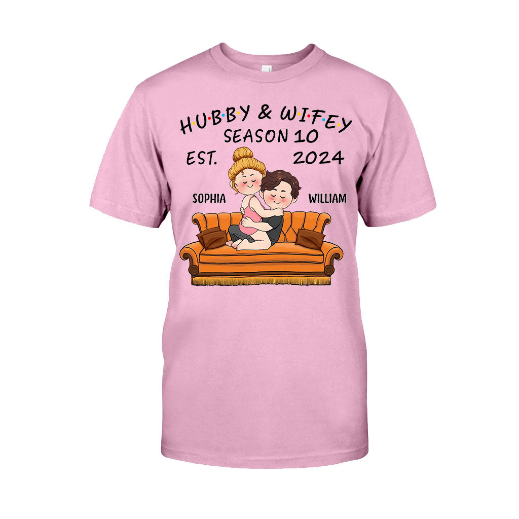 Hubby & Wifey - Personalized Husband And Wife T-shirt And Hoodie