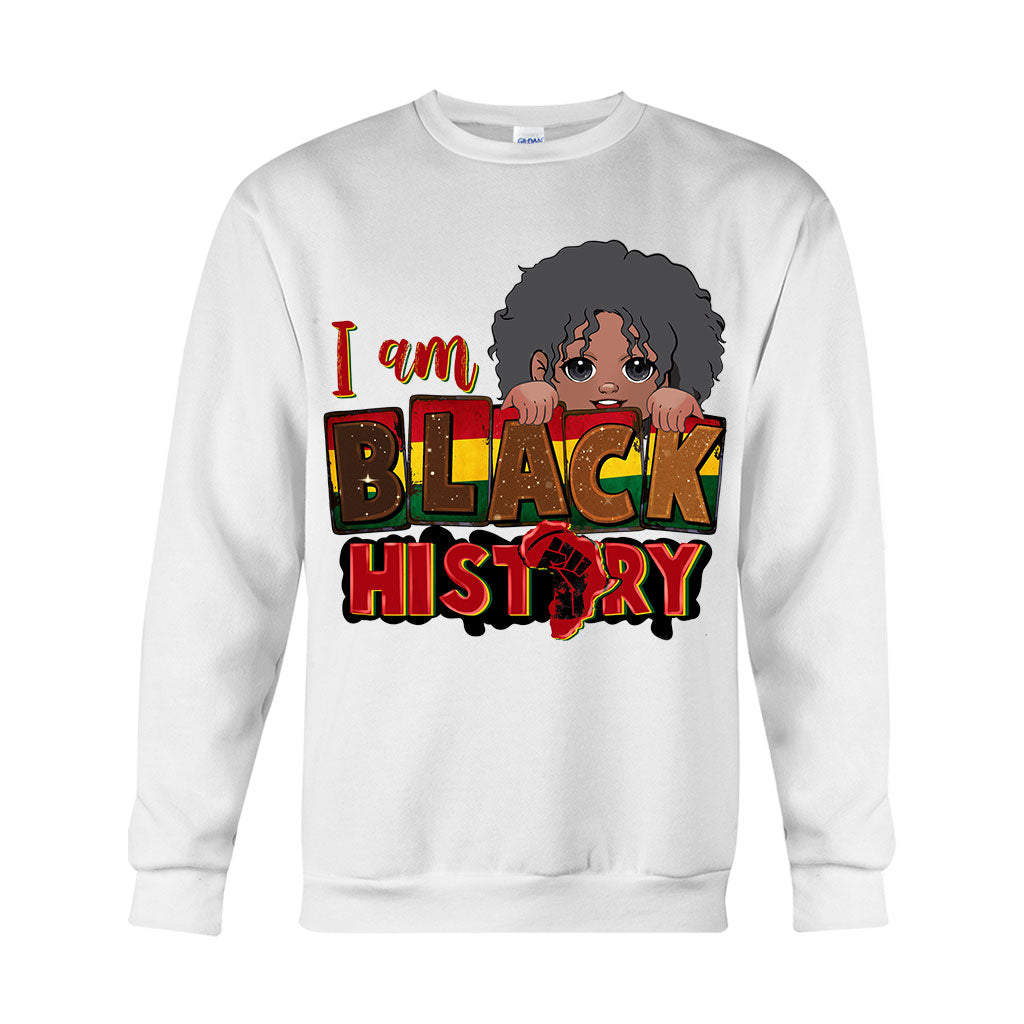 I Am Black History - Personalized African American T-shirt And Hoodie