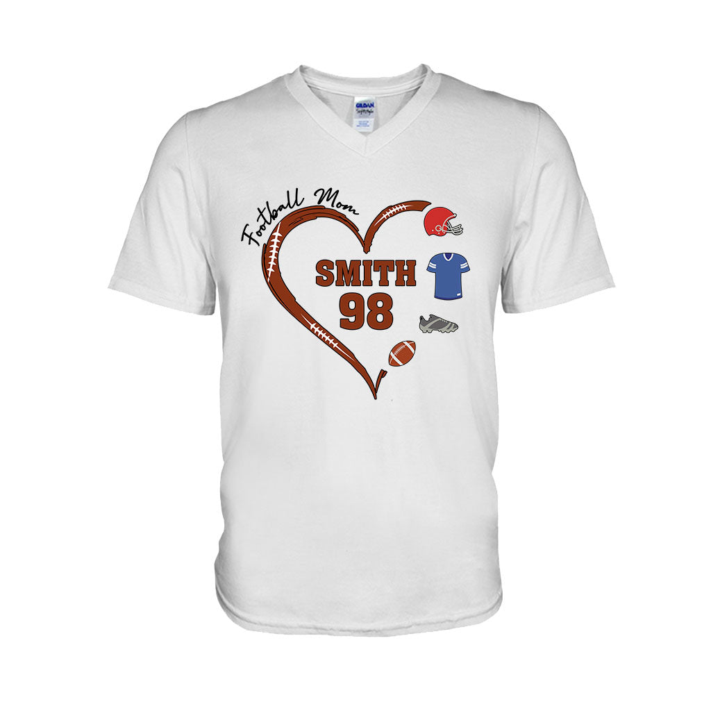 Fußballmama – Personalisiertes Fußball-T-Shirt und Hoodie