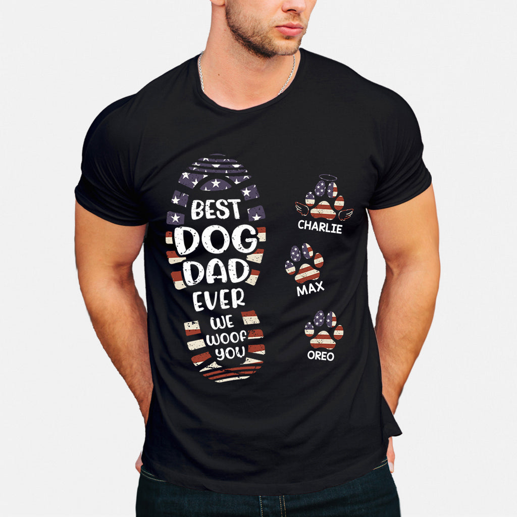 Happy Father's Day To The Best Dog/Cat Dad - Personalized Father T-shirt And Hoodie