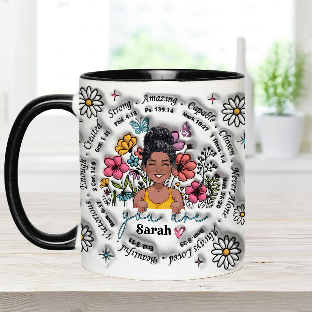 God Says You Are - Personalized African American Accent Mug