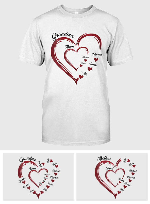 Omas Lieblinge/Mamas Lieblinge – Personalisiertes Oma-T-Shirt und Hoodie