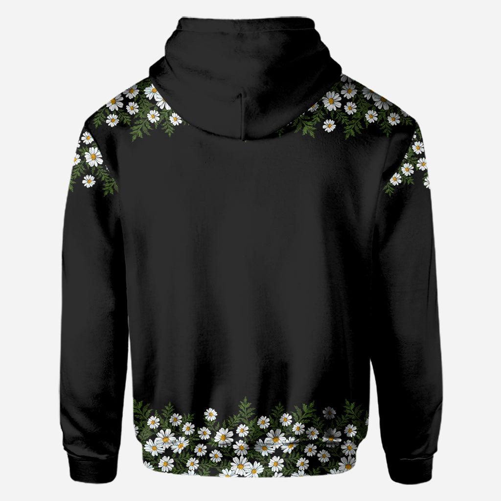 First Mom Now Grandma Bear Daisy - Personalized Grandma All Over Shirt