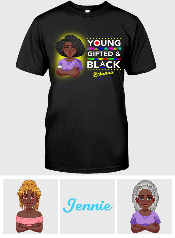 Jeune Noir surdoué - T-shirt et sweat à capuche afro-américains personnalisés