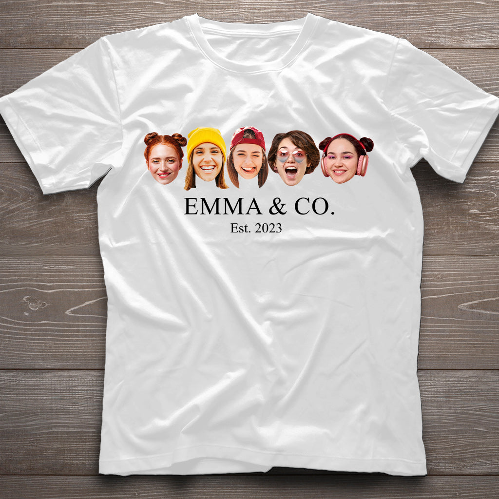 Besties & Co. Face Custom – Personalisiertes Bestie-T-Shirt und Hoodie