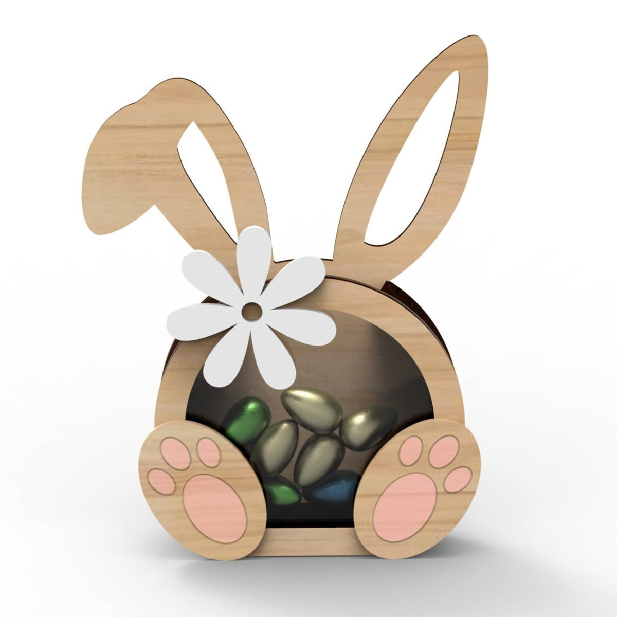 Boîte de Pâques personnalisée pour œufs en chocolat - Boîte de Pâques personnalisée pour œufs en chocolat