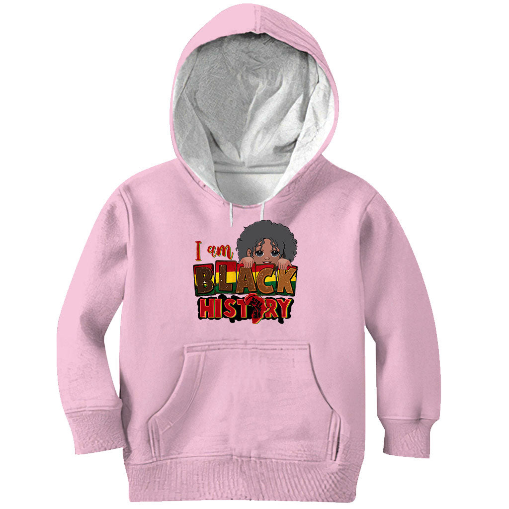 I Am Black History - Personalized African American T-shirt And Hoodie